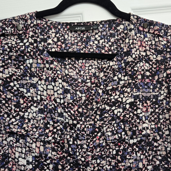 Calvin Klein And Apt 9 Women's Tops - Black and Purple Prints.  2 For 1 - Picture 2 of 14